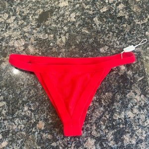 frankies bikinis red bottoms size medium
